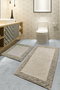 Mijölnir Juego de alfombrillas de baño Piante - Beige